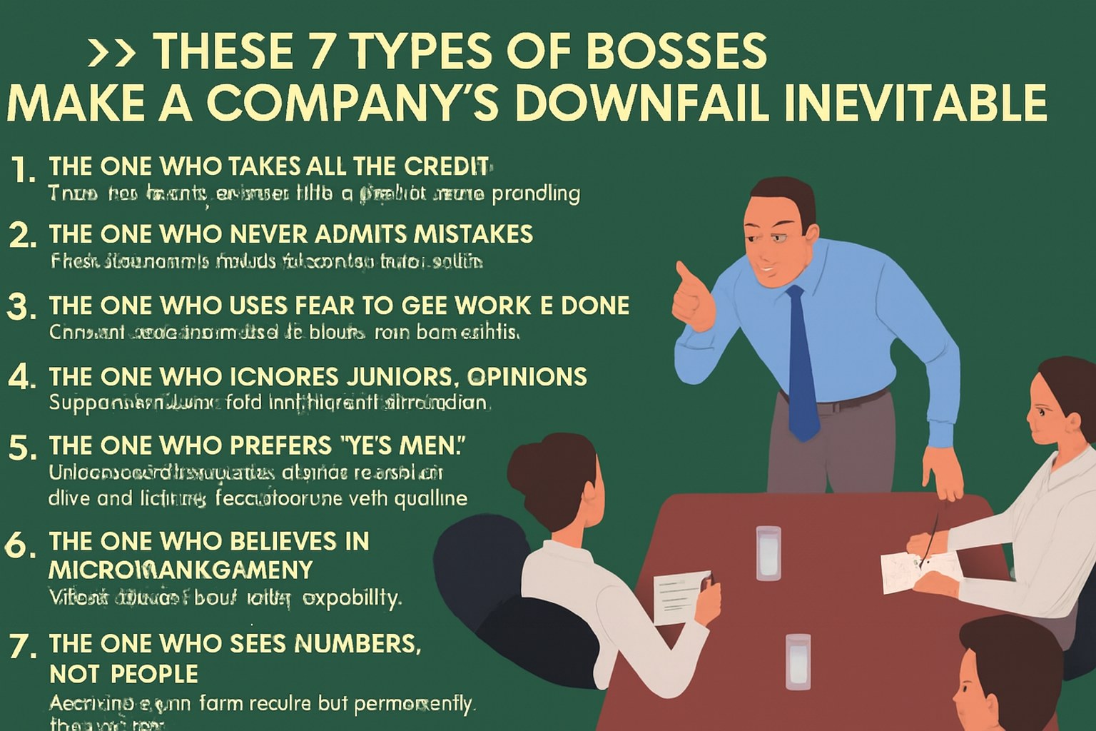 Search English - >> These 7 types of bosses make a... | Facebook