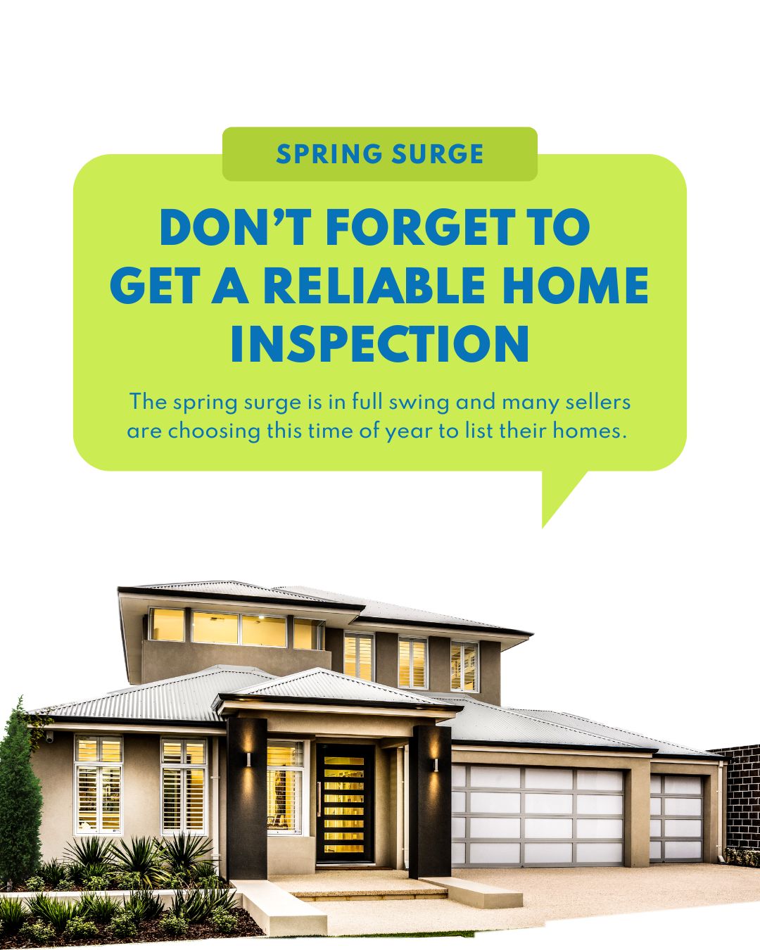 The spring surge is in full... - SURE Building Inspections | Facebook