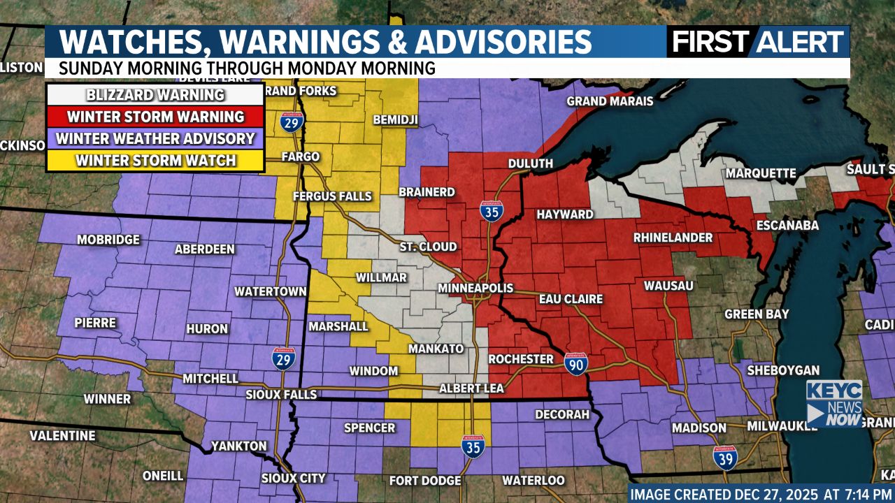Shawn - NEW ADVISORY FOR SIOUX FALLS AND ALL OF CENTRAL AND EASTERN ...