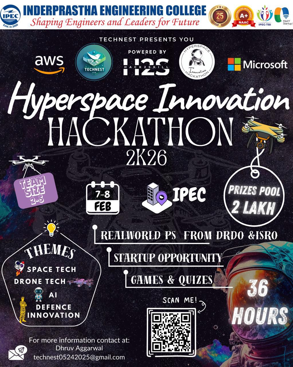 Inderprastha - 🚀 Hyperspace Innovation Hackathon 2K26 🚀 Get ready to ...