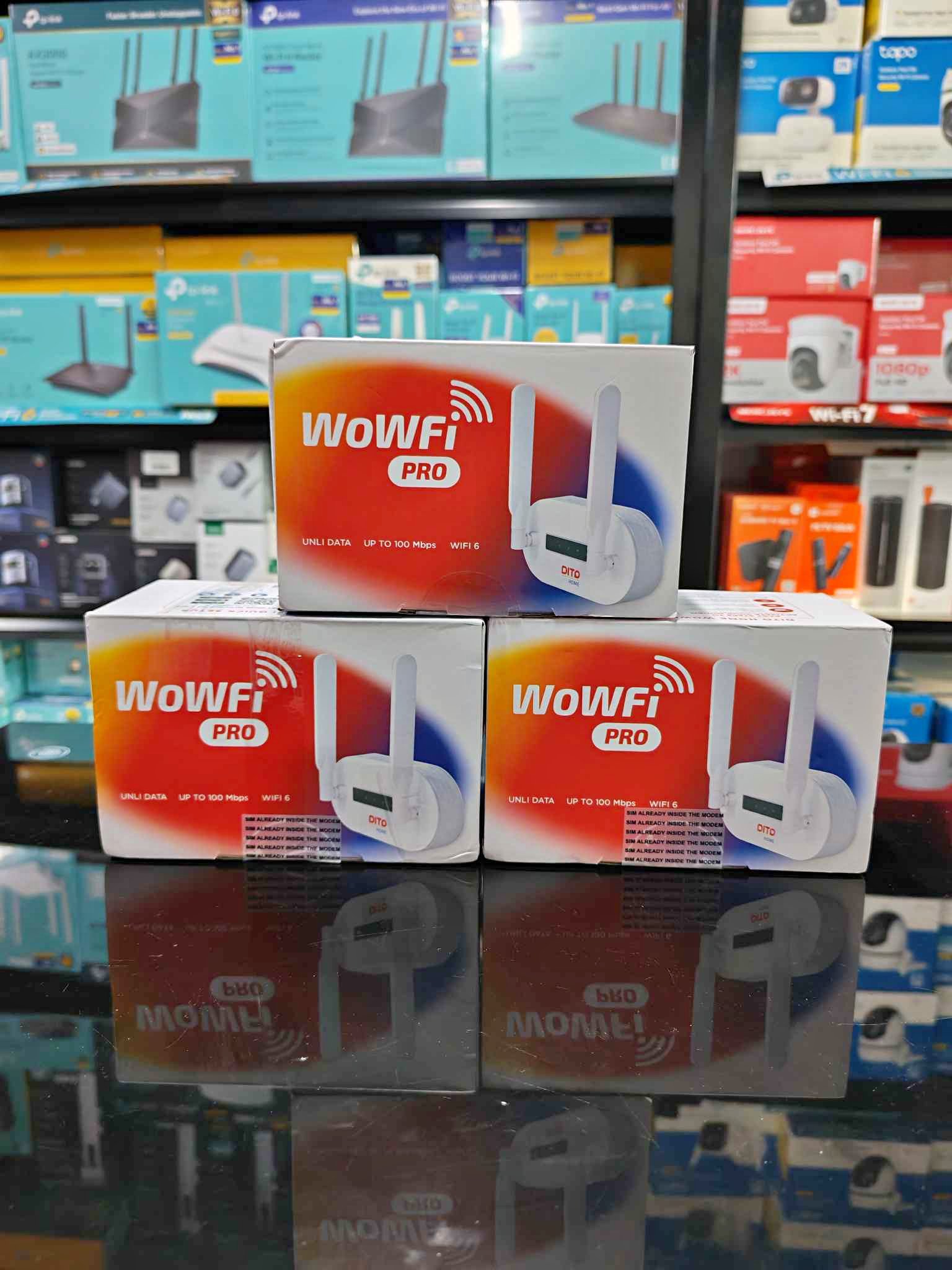 DITO 5G WOWFI PRO WIFI 6 PREPAID ROUTER HOME WIFI 100MBPS - Bridges ...