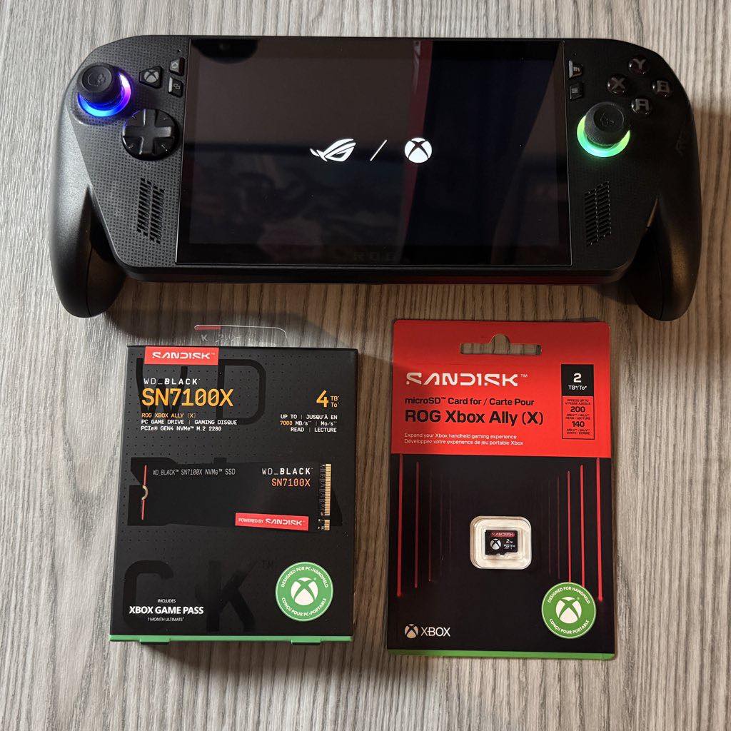 Introducing the new #SANDISK microSD™ Card for ROG Xbox Ally (X