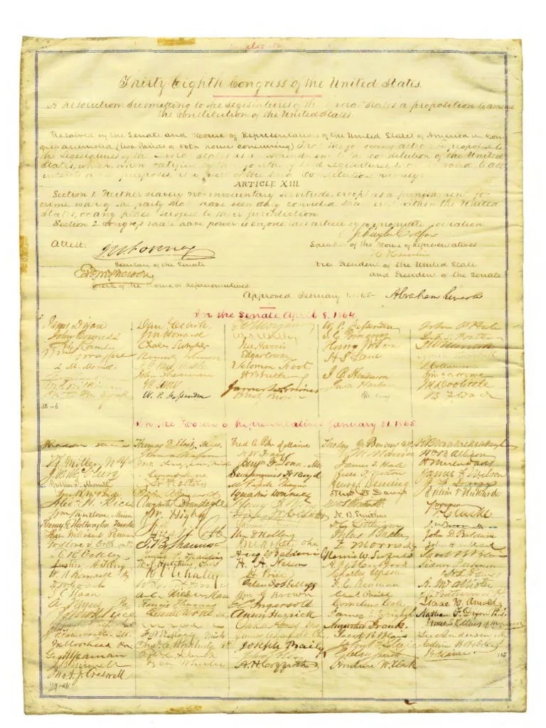 WE - We The Kids Moms Approved. On this day in 1865, the 13th Amendment ...