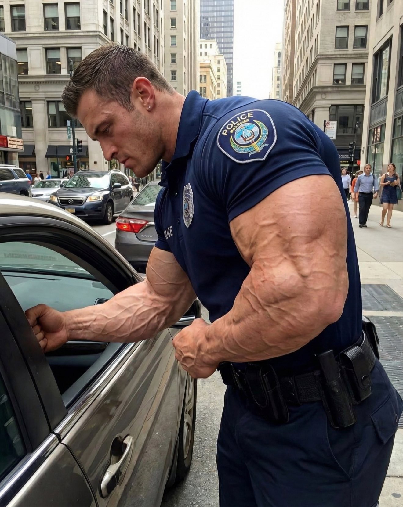 Gym Is My Love - Muscular Bodybuilder police officer... | Facebook