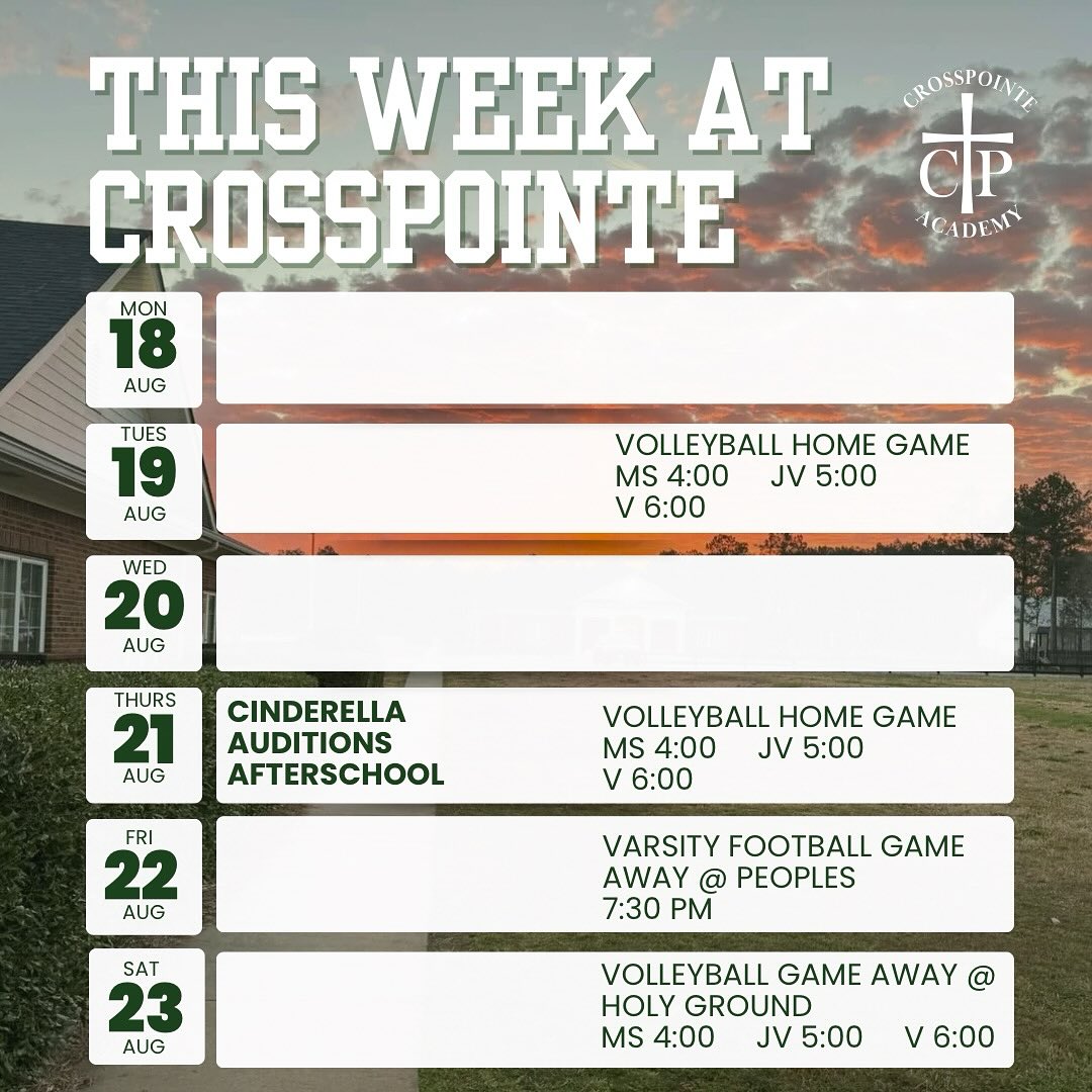 CrossPointe Christian Academy | Williamson GA
