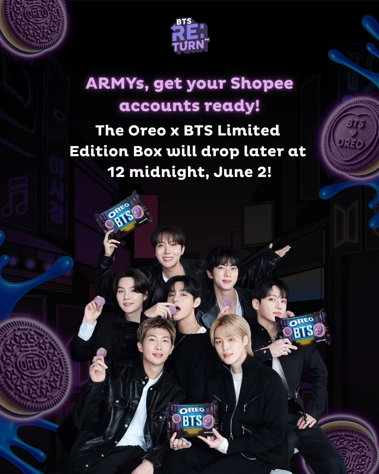 💜🍪 ARMYs, the OREO BTS Limited Edition Box is finally here