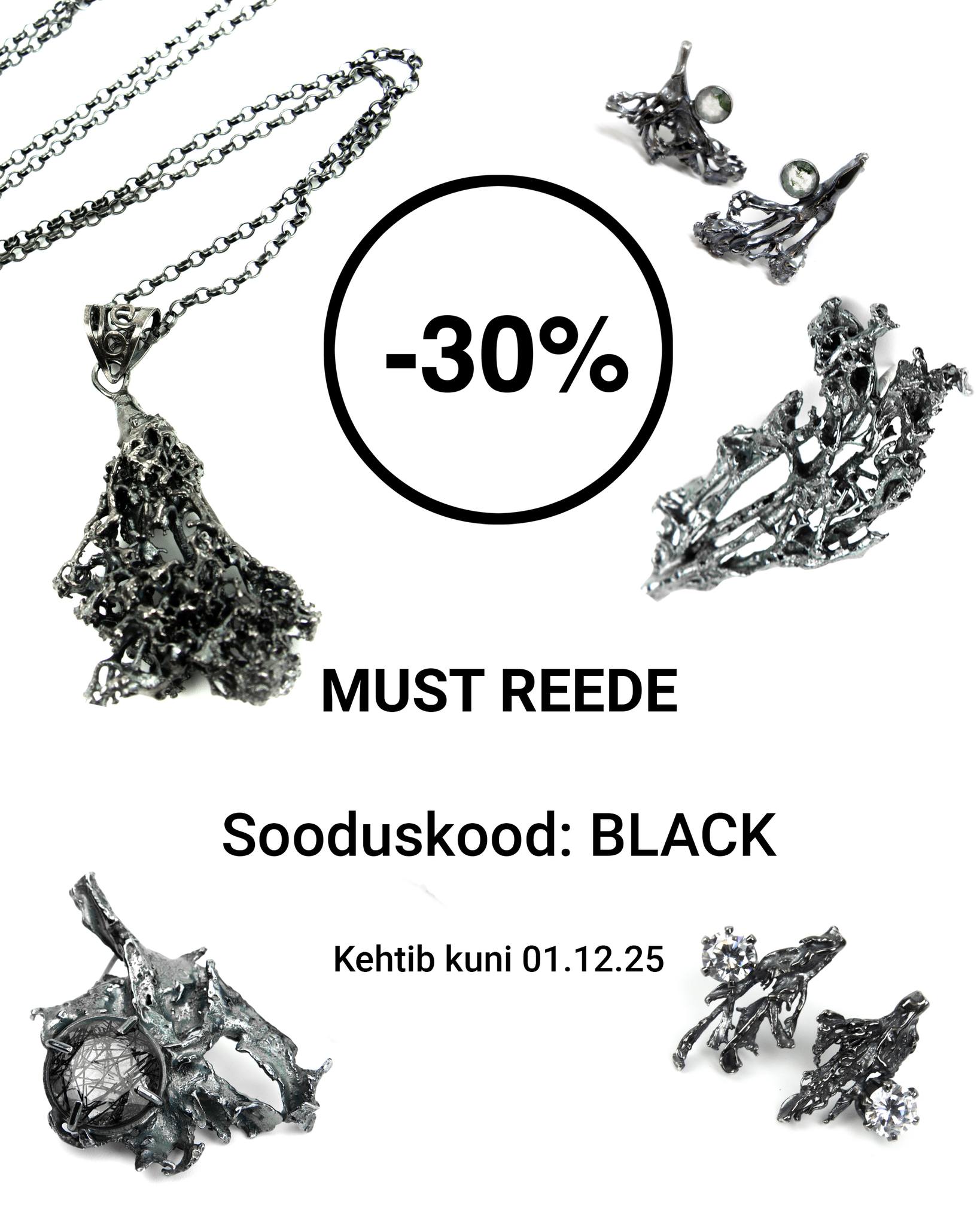 🖤 MUST REEDE on kohal! Kõik ehted... - Agnes Veski Jewelry | Facebook