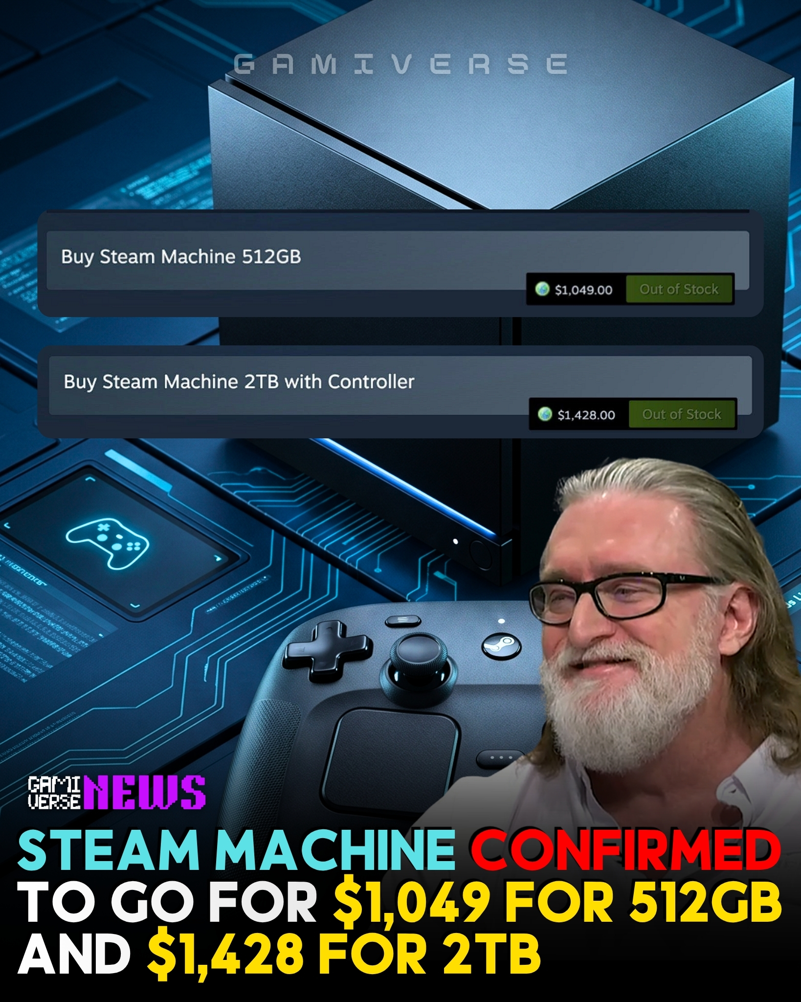 🎮 Gaming News: The Steam Machine is set to launch on June 29 with