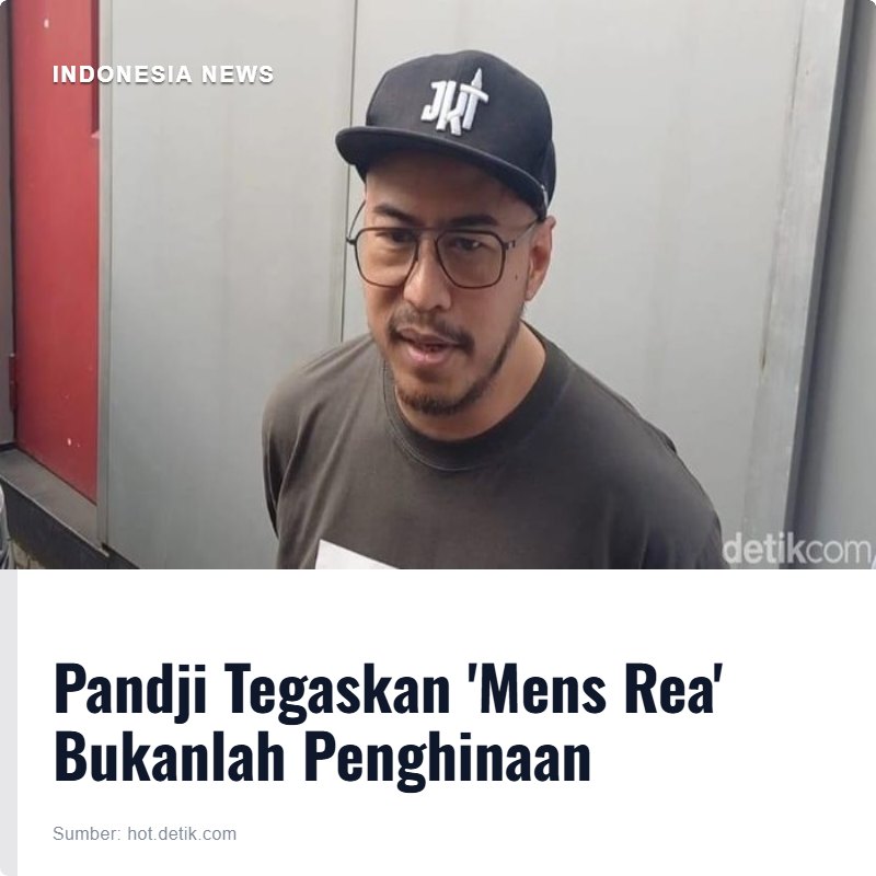 Indonesia - Jakarta — Komika Pandji Pragiwaksono menanggapi sorotan ...