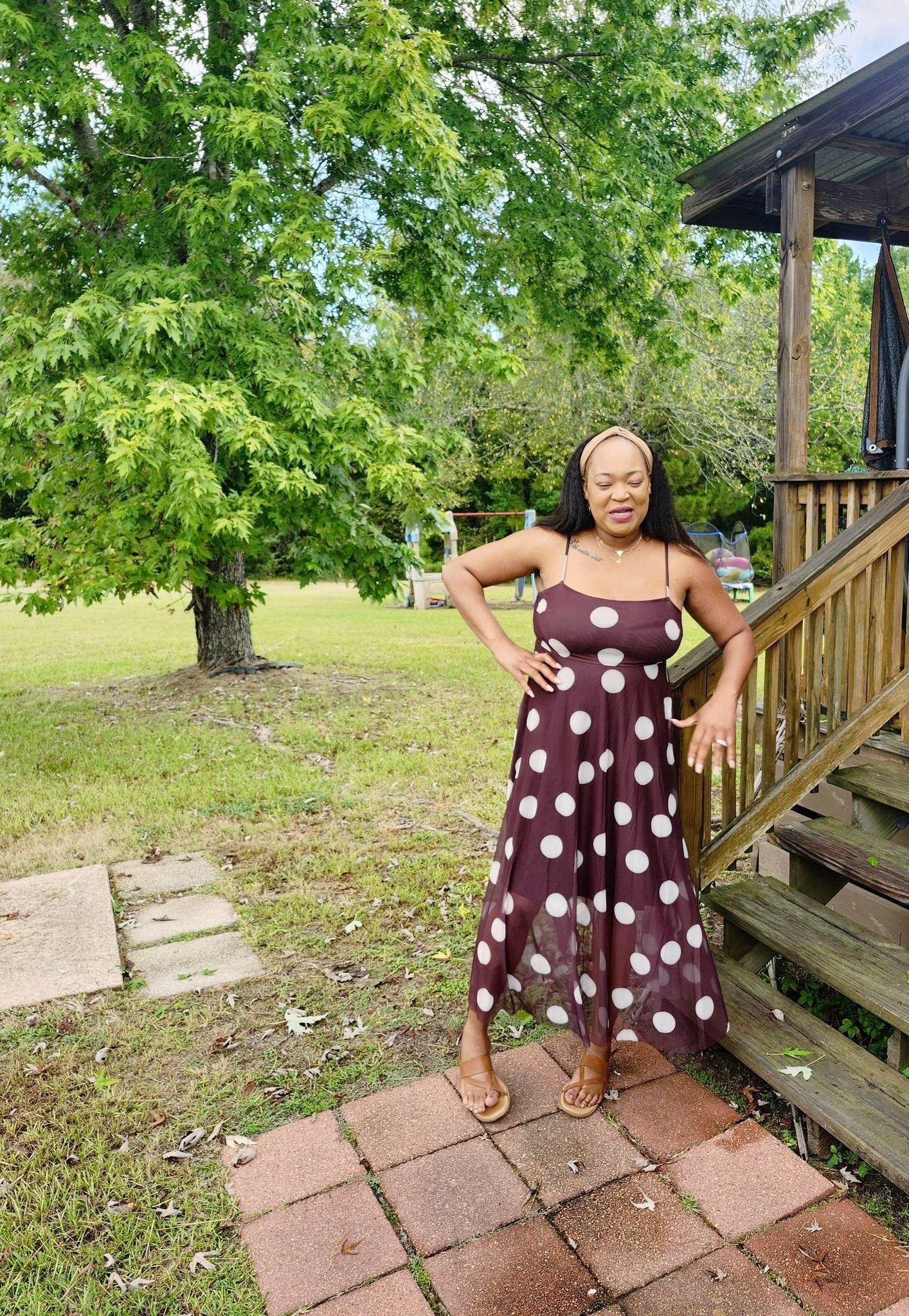 amazon polka dot dress Yall look at this cutie pootie I found on for $10. I was looking for a brown dress specifically and this one was on sale. I love it!! our beloved deep pockets harajuku style Size:39 EU / 5.5 UK / 6.5 US welcome to the country