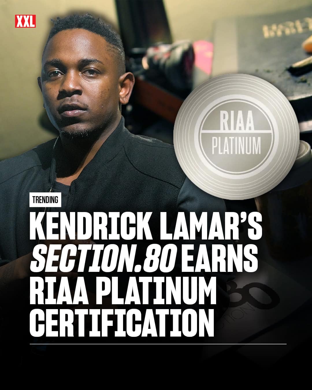 Kendrick Lamar's debut album Section.80 has officially been