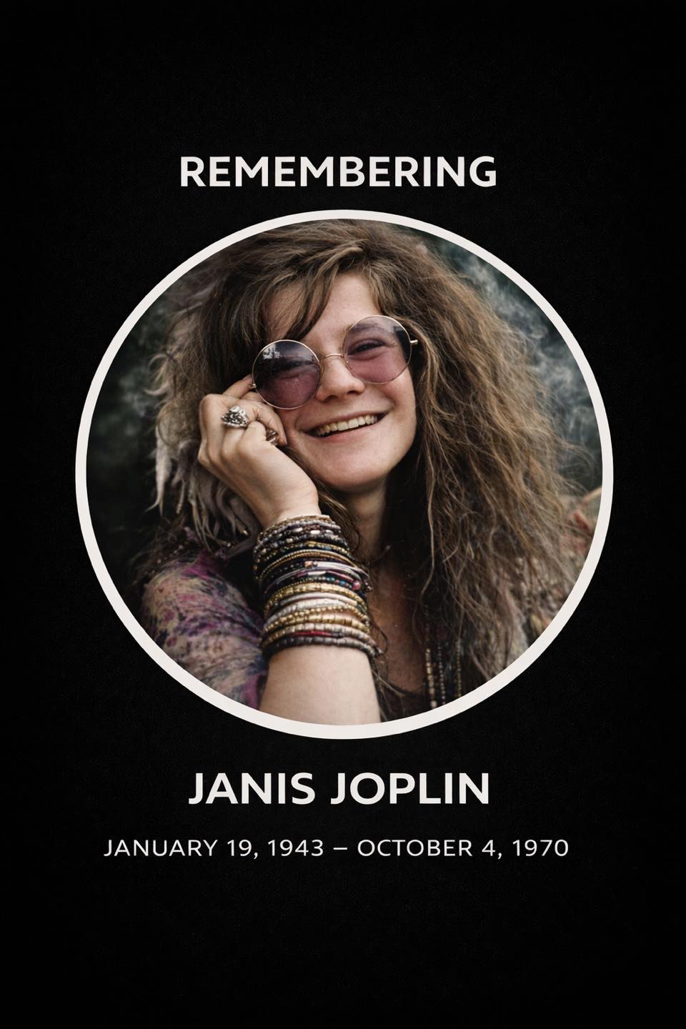 Pop - Happy Birthday to Janis Joplin, born today in 1943.🕊️💔 | Facebook