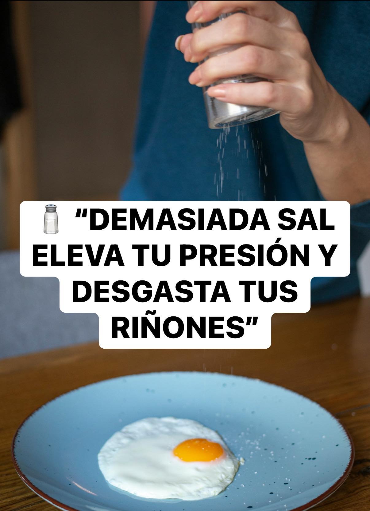 Dr. - 🧂 El exceso de sodio hace que retengas líquidos y tu presión suba ...