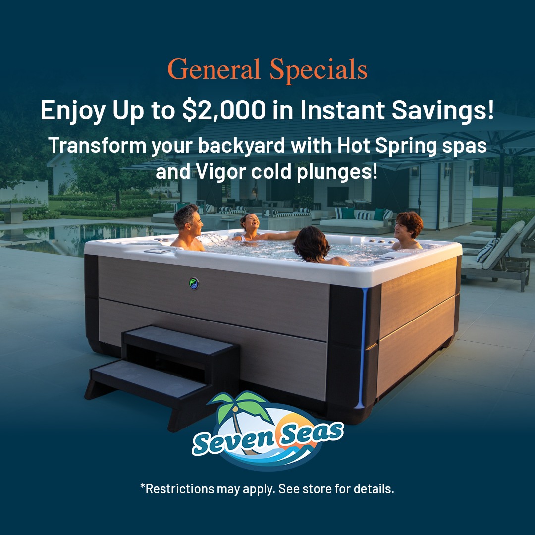 Seven - 🔥 Bundle a qualifying Hot Spring® Spa with a Vigor™ Cold Plunge ...
