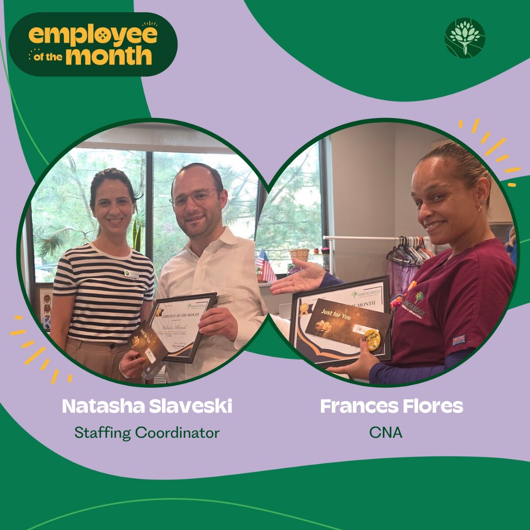 Arbor - Please join us in congratulating our Employees of the Month ...