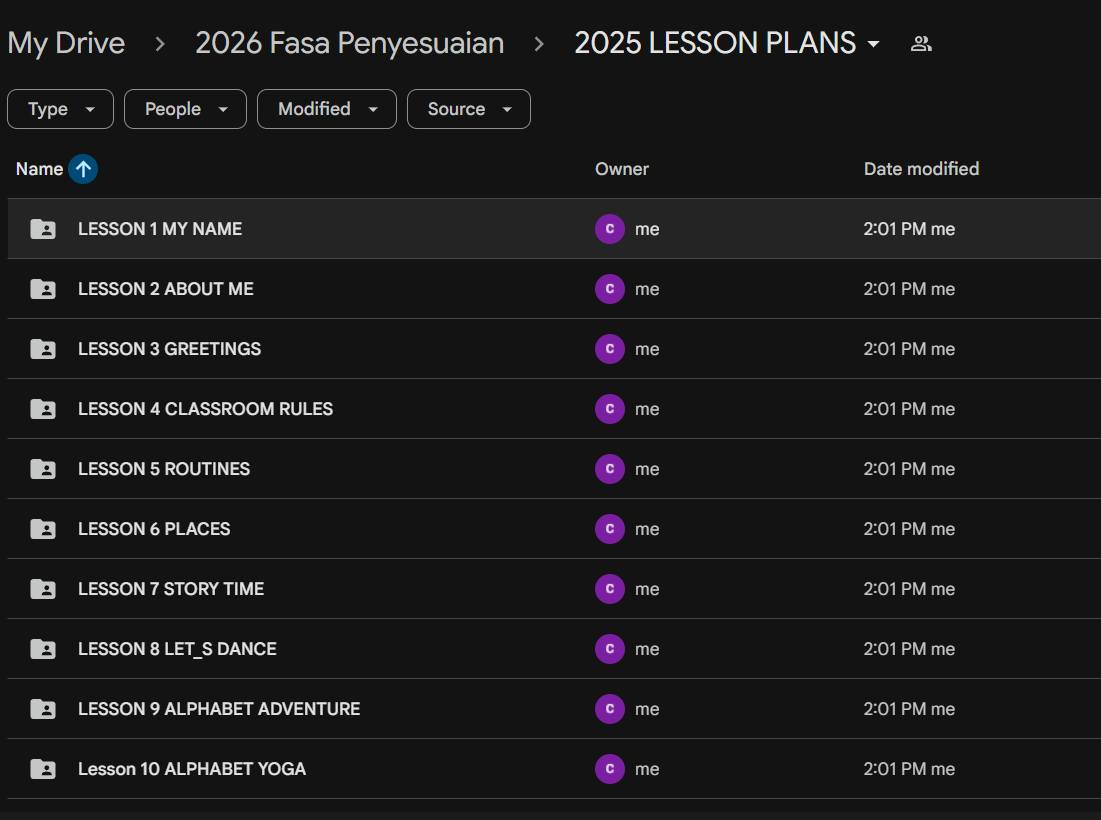 English - FREE 2025 FASA PENYESUAIAN LESSON PLANS | Facebook