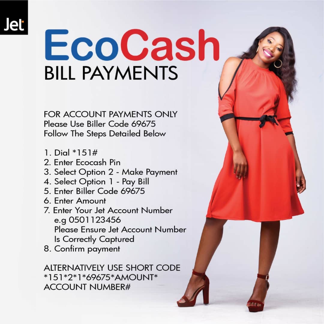Jet Zimbabwe - Please ensure you enter the correct Jet...