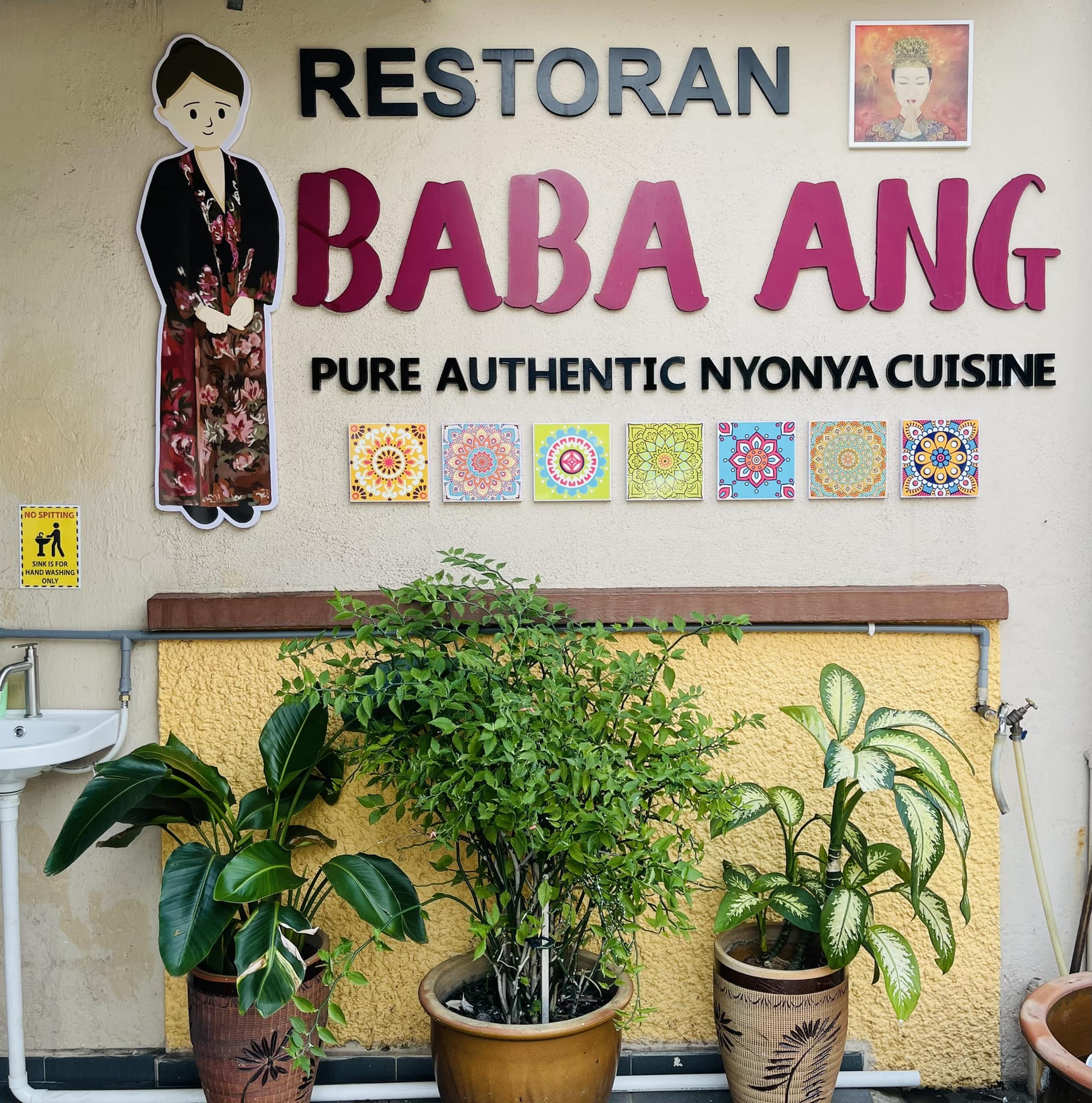 Design by Chef Mrs Ang herself..... - Restoran Baba Ang