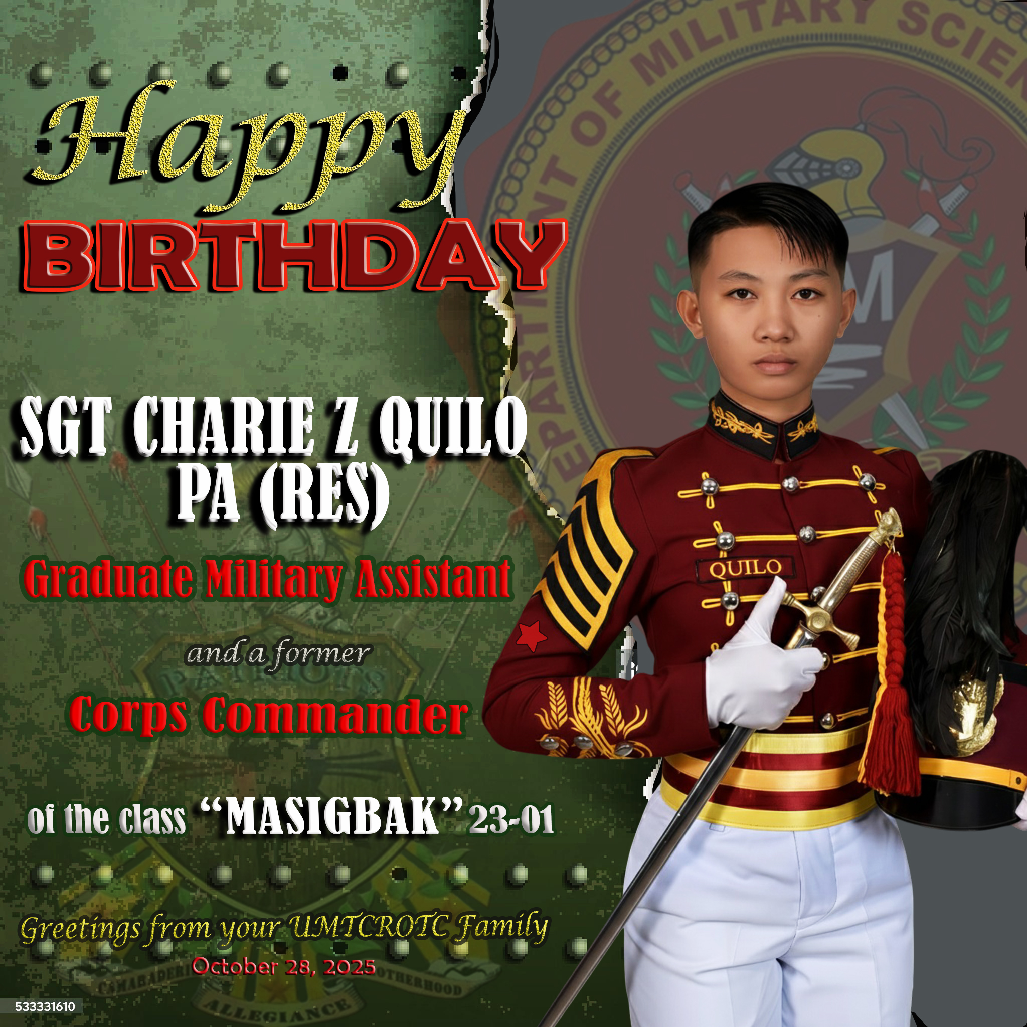 UM Tagum College-ROTC Unit | Tagum City