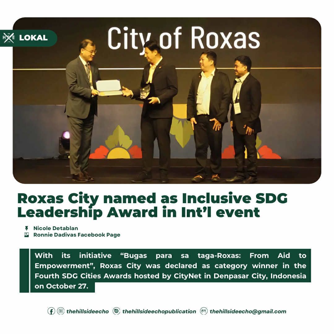 The Hillside - LOKAL | Roxas City named as Inclusive SDG Leadership ...