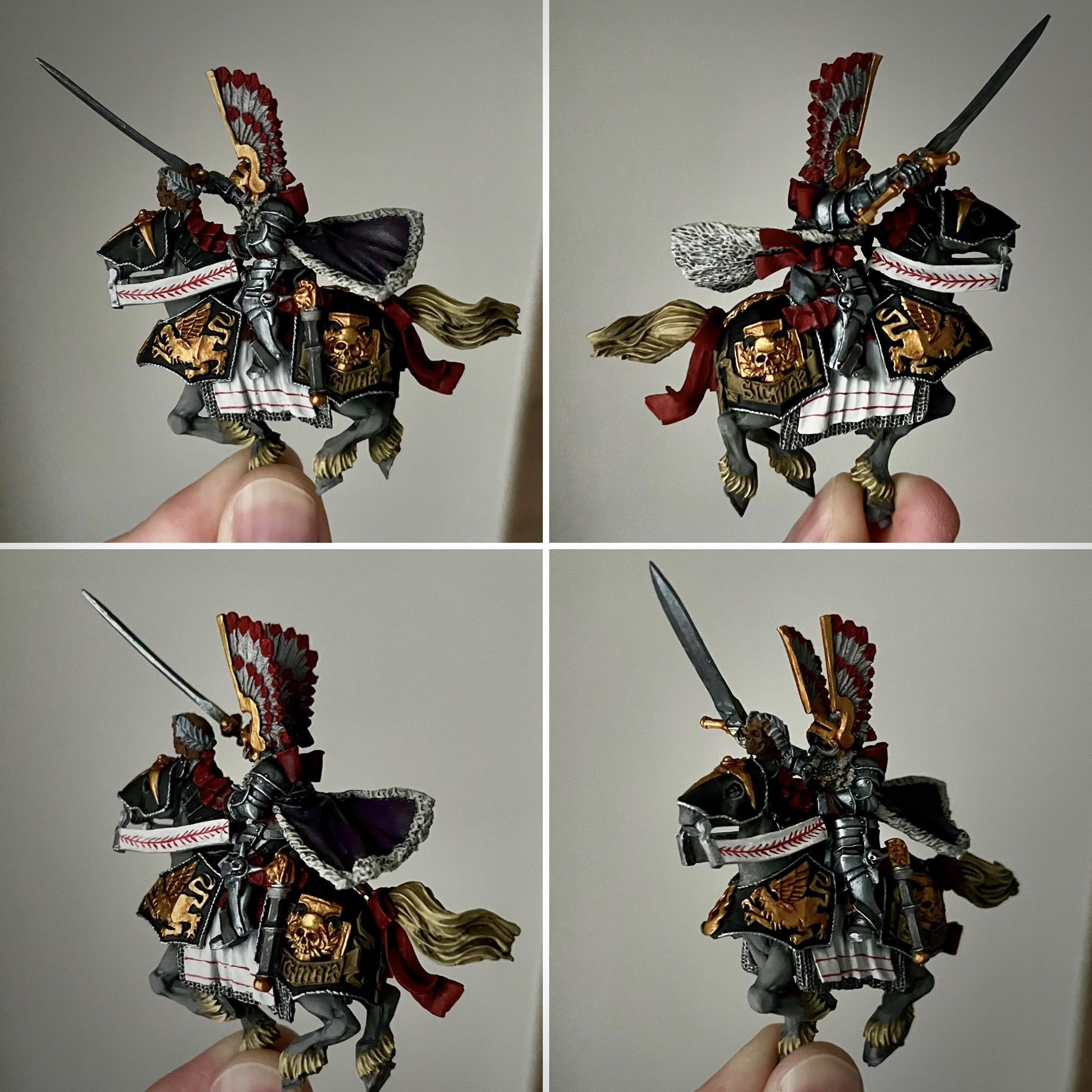 Completed the Kurt Helborg commission for Warhammer: The Old World 