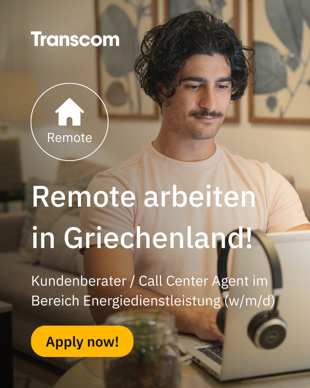 Transcom - *** GERMAN BELOW *** 🌞 Work remotely from Greece and build ...