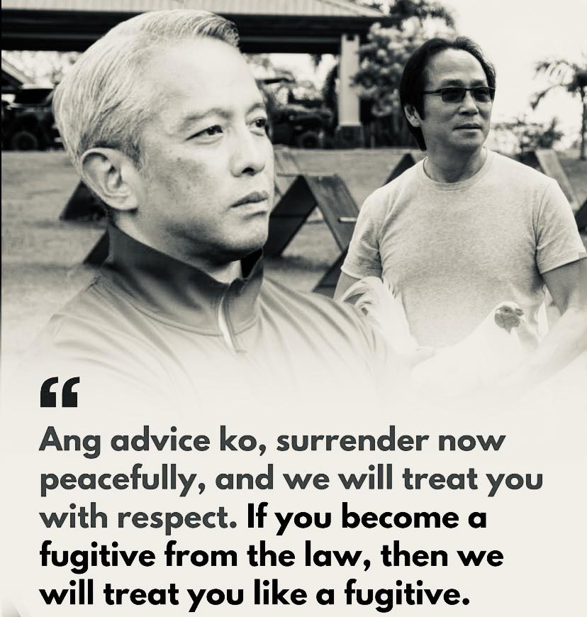 Lenuj - 'ATONG, MAG-SURRENDER KANA' Interior Secretary Jonvic Remulla ...