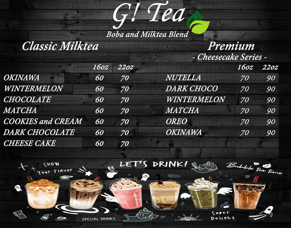 G Tea - New Flavor Classic 📌Taro 📌Red Velvet...