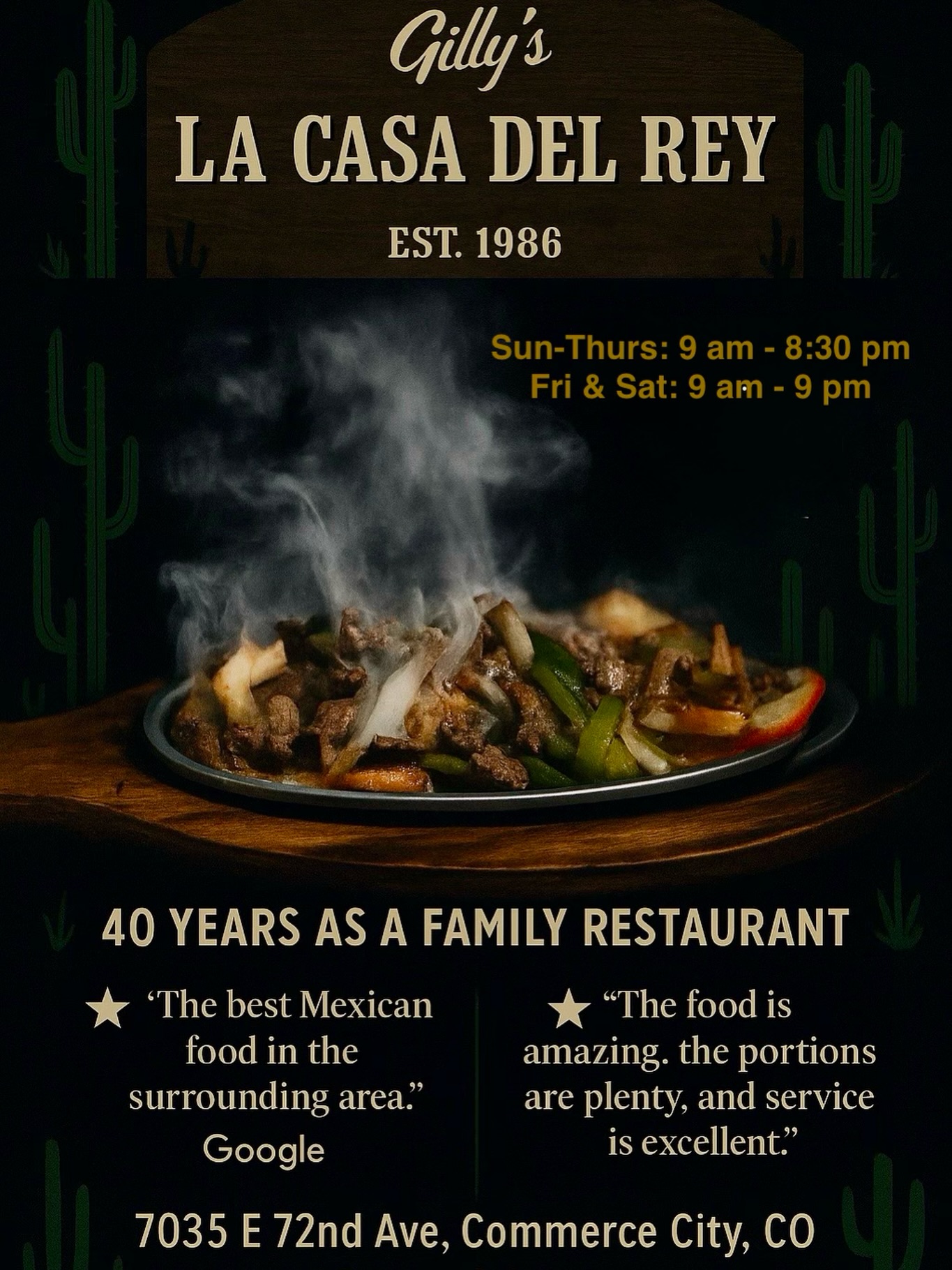 La - 🔥 40 Years of Flavor. One Family Tradition. 🔥 Since 1986, Gilly’s ...
