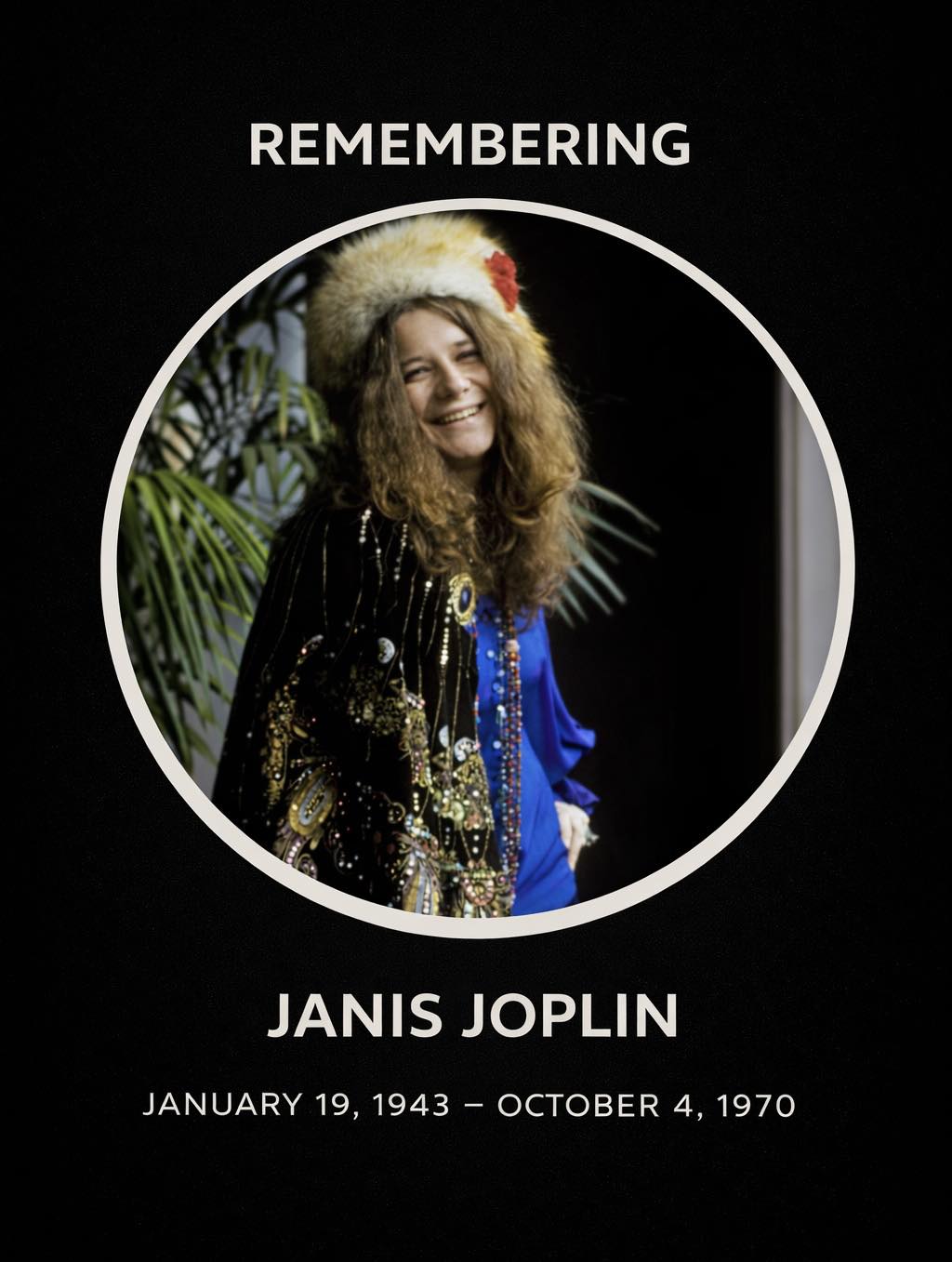 Pop - Happy birthday to Janis Joplin, who was born on this day in 1943 ...