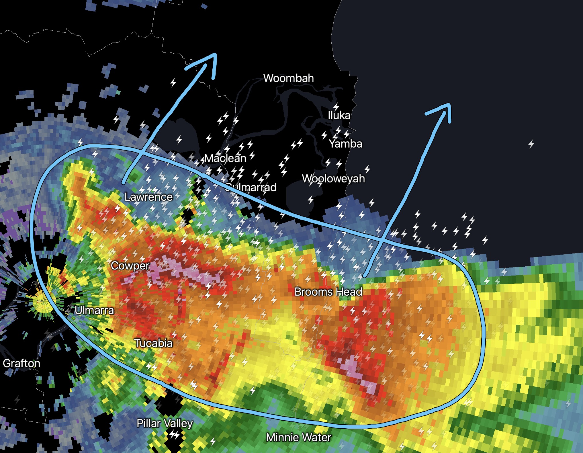 Higgins - 5:35pm Heads Up Lawrence, Maclean, Yamba! Two seperate ...