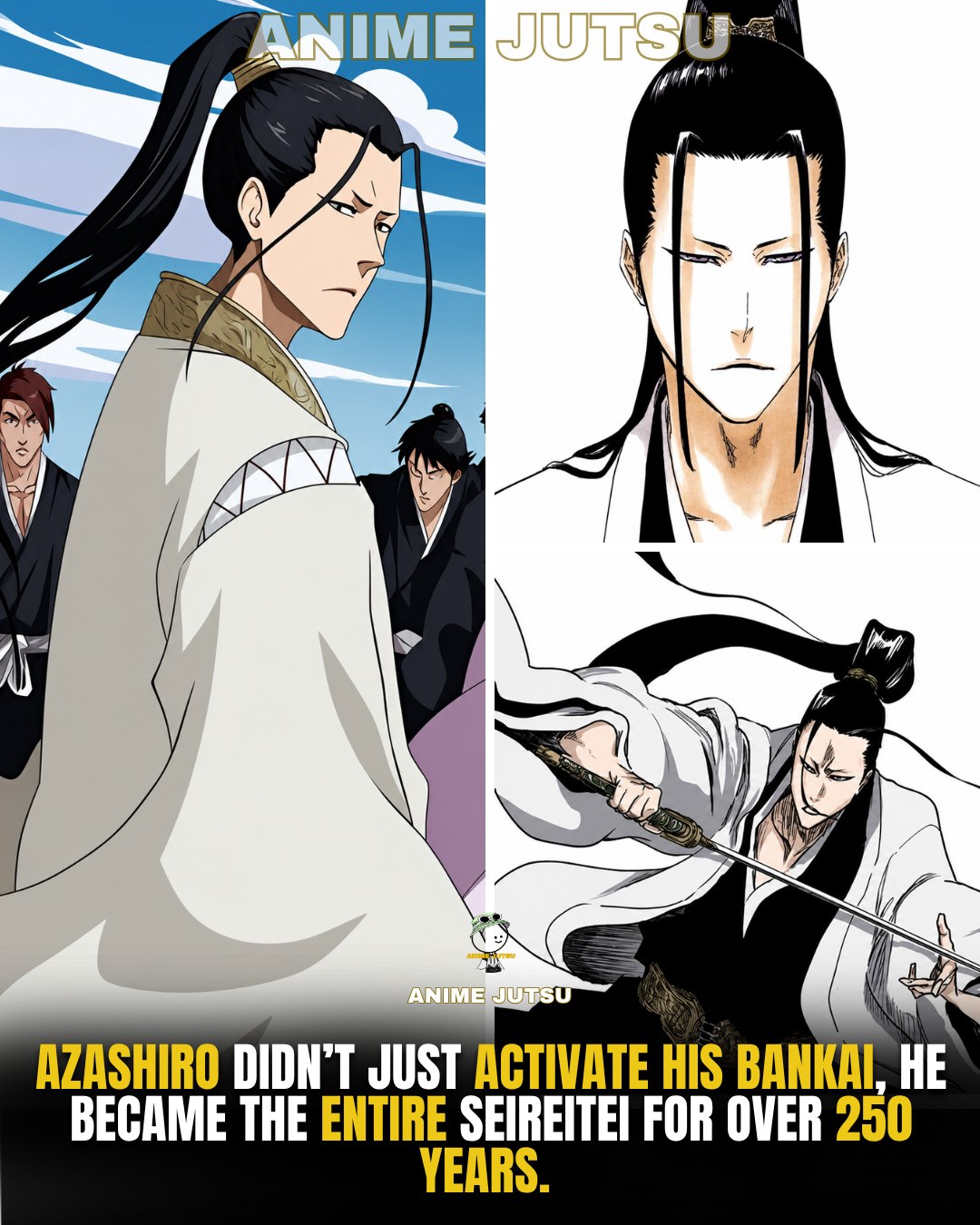Soya Azashiro, the 8th Kenpachi in Bleach