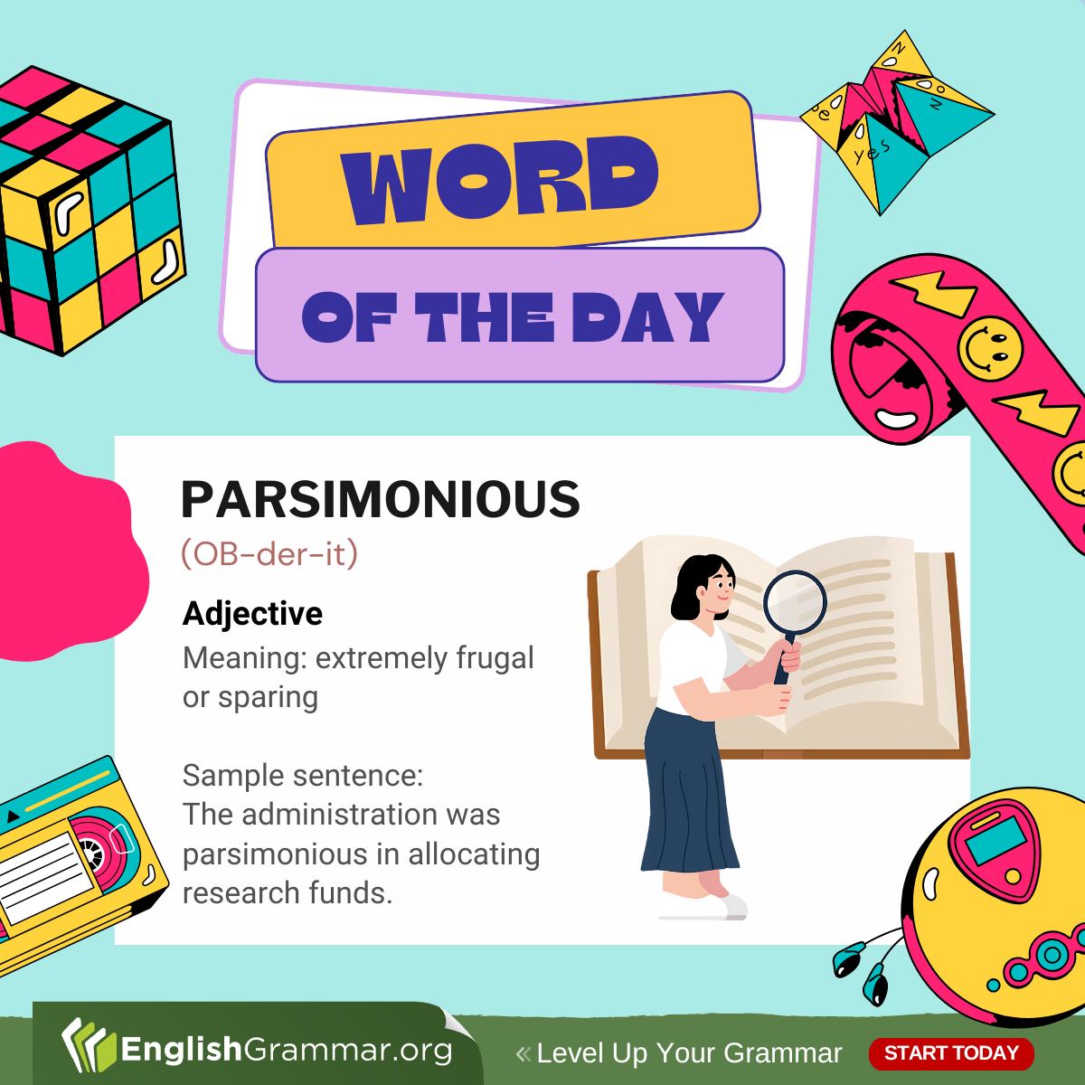 English Grammar - Parsimonious | Facebook