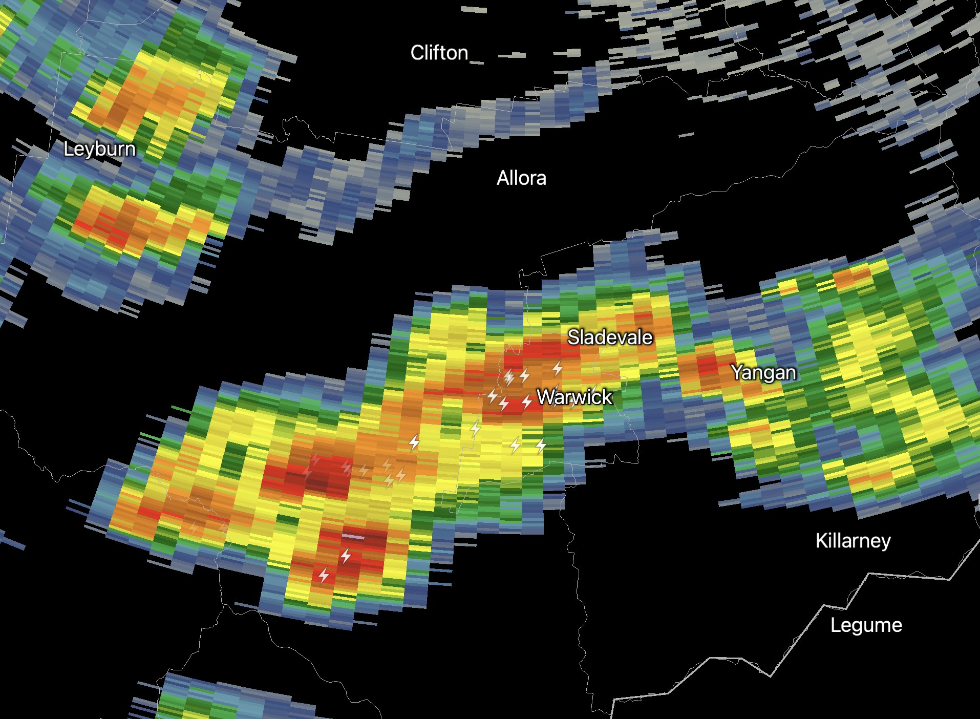 Higgins Storm Chasing - 2:40PM SEQLD VERY DANGEROUS SUPERCELL ALERT ...