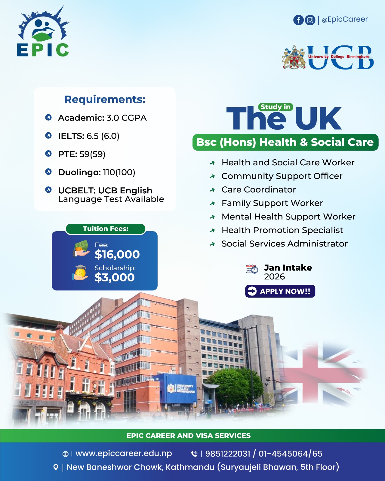 Epic - 𝐒𝐭𝐮𝐝𝐲 𝐢𝐧 𝐔𝐊 𝐚𝐭 𝐔𝐂𝐁 🇬🇧🇬🇧 𝐒𝐭𝐮𝐝𝐲 𝐢𝐧 𝐔𝐊 𝐚𝐧𝐝 𝐩𝐚𝐯𝐞 𝐭𝐡𝐞 𝐰𝐚𝐲 𝐟𝐨𝐫 𝐚 ...