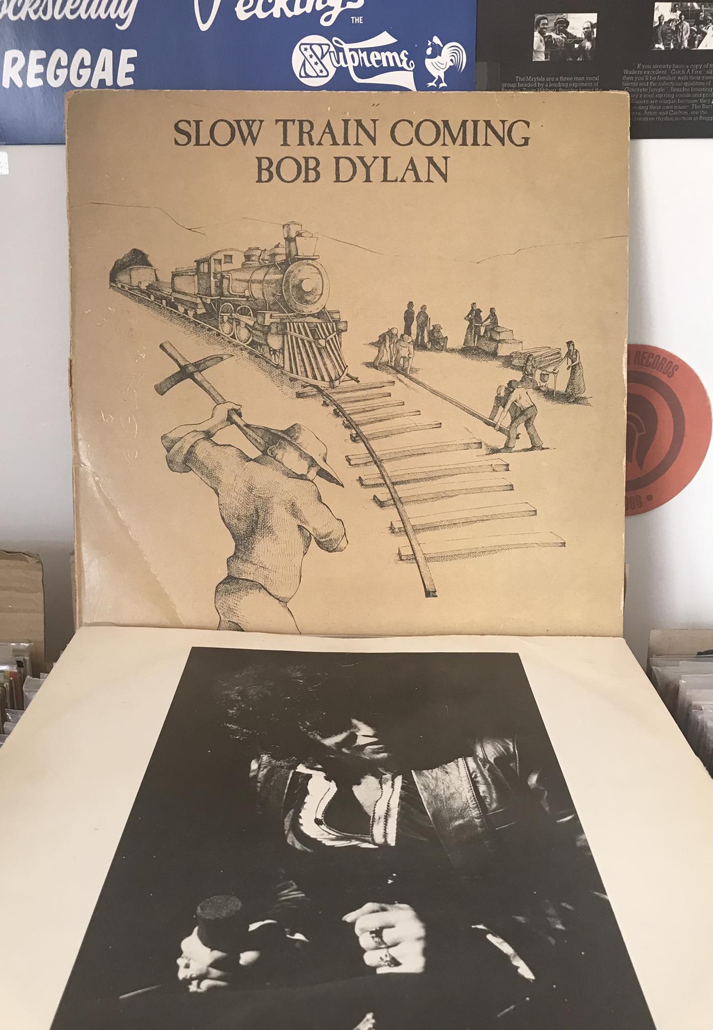 Bob Dylan's Slow Train Coming release in the UK