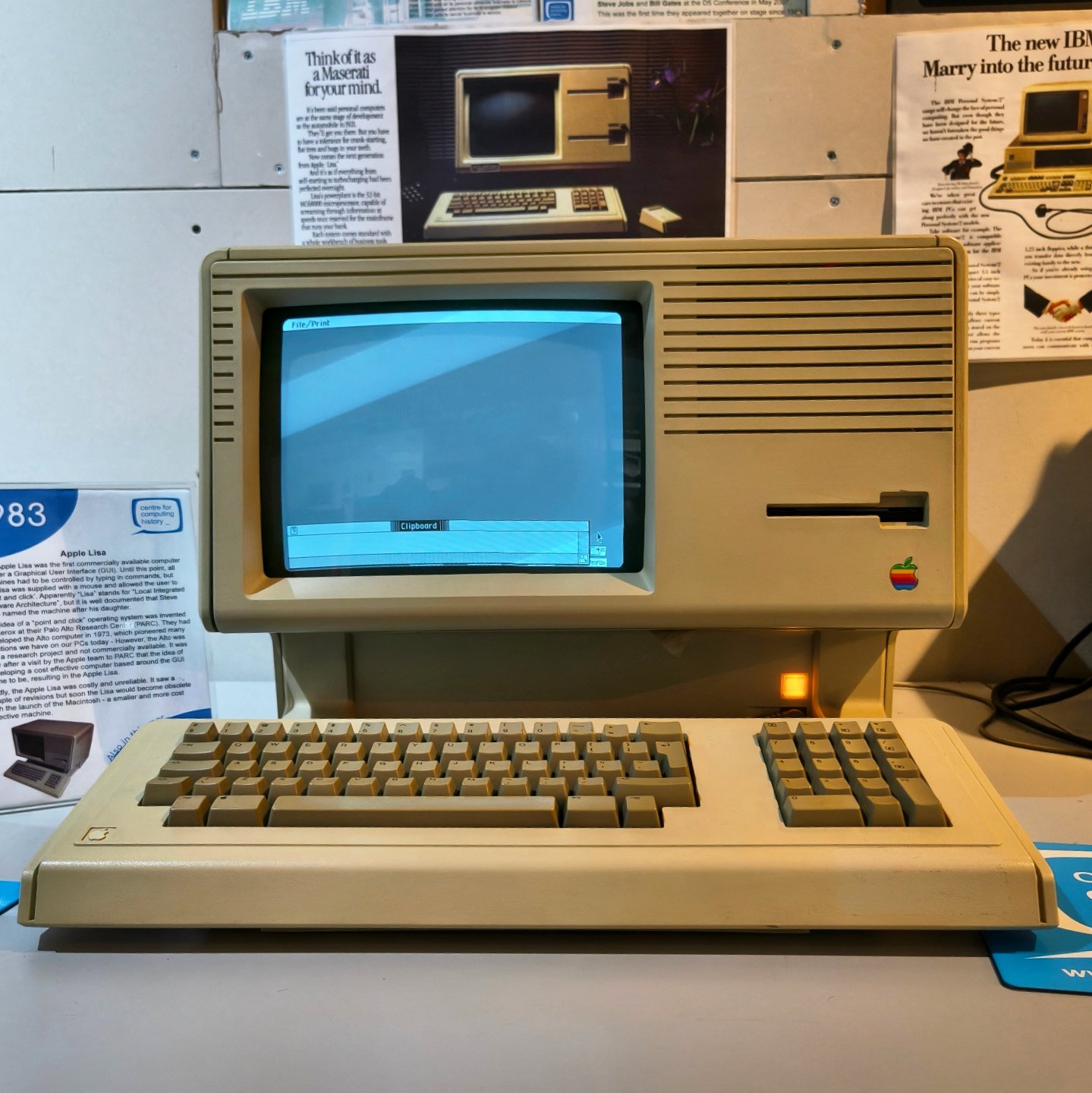 On January 19, 1983, Apple introduced Lisa, the first commercial