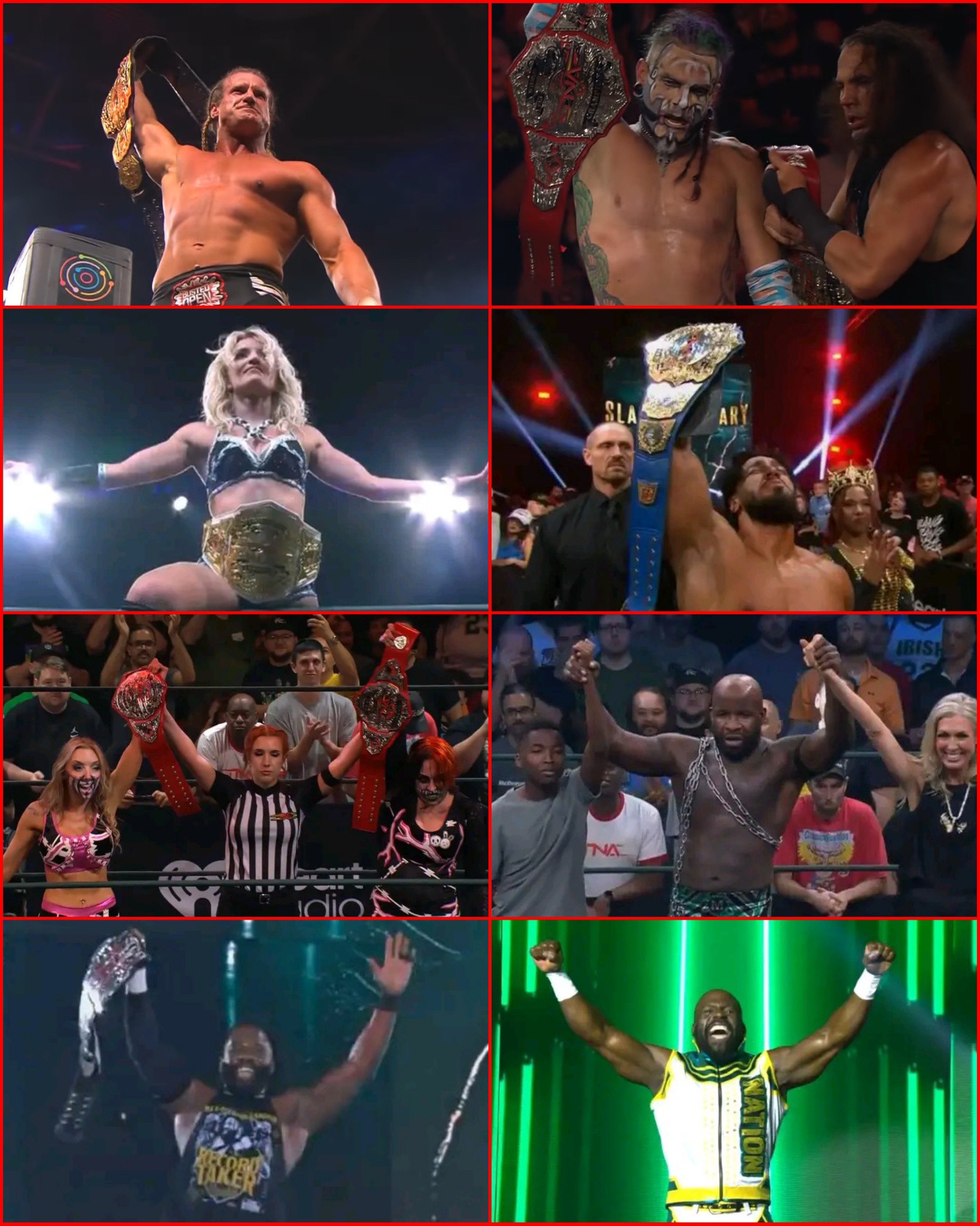 AND NEW X-Division Champion - the TNA Hall of Famer Amazing Red