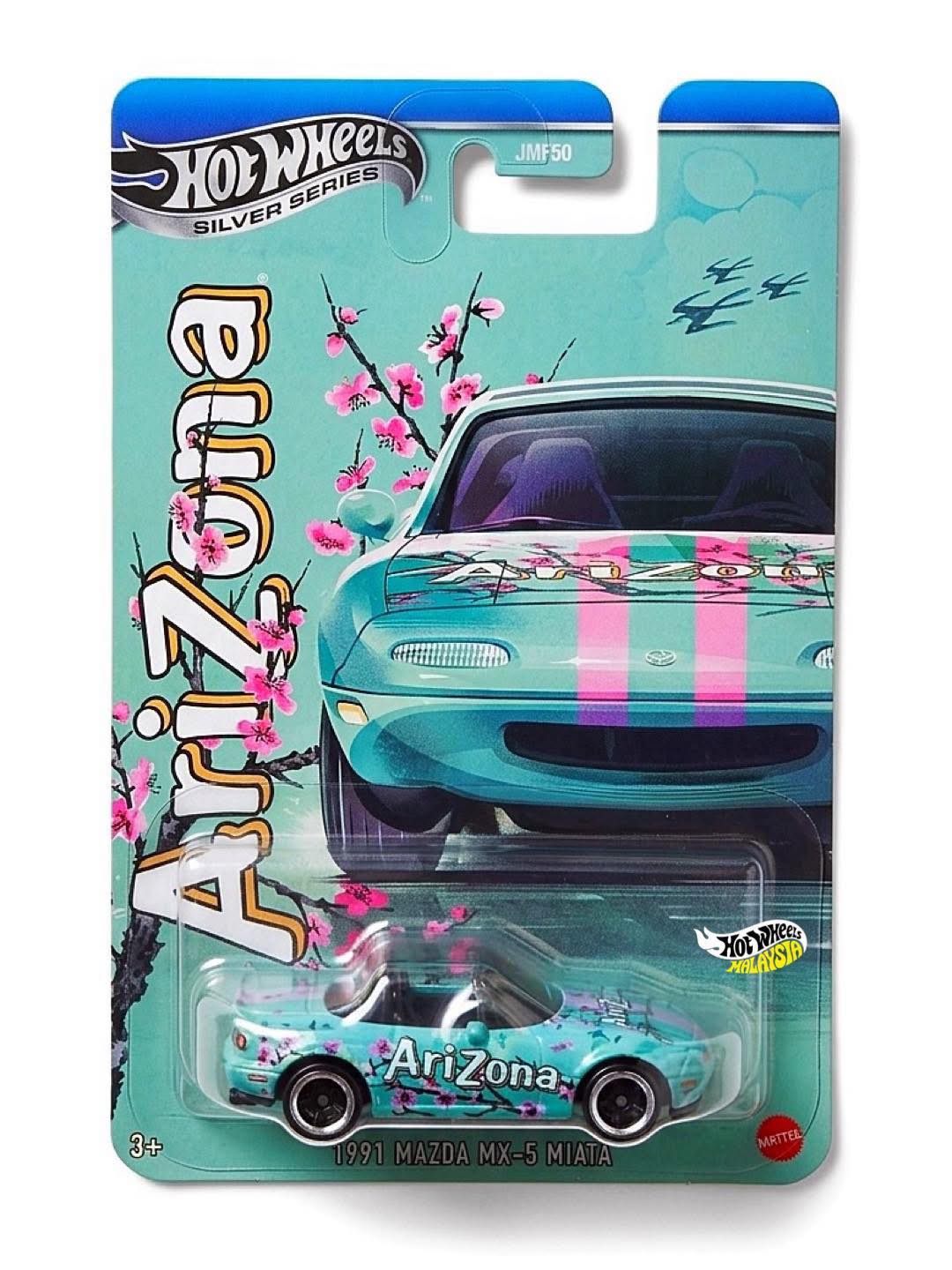This AriZona Tea x Hot Wheels Mazda MX-5 is EXCLUSIVE only in the