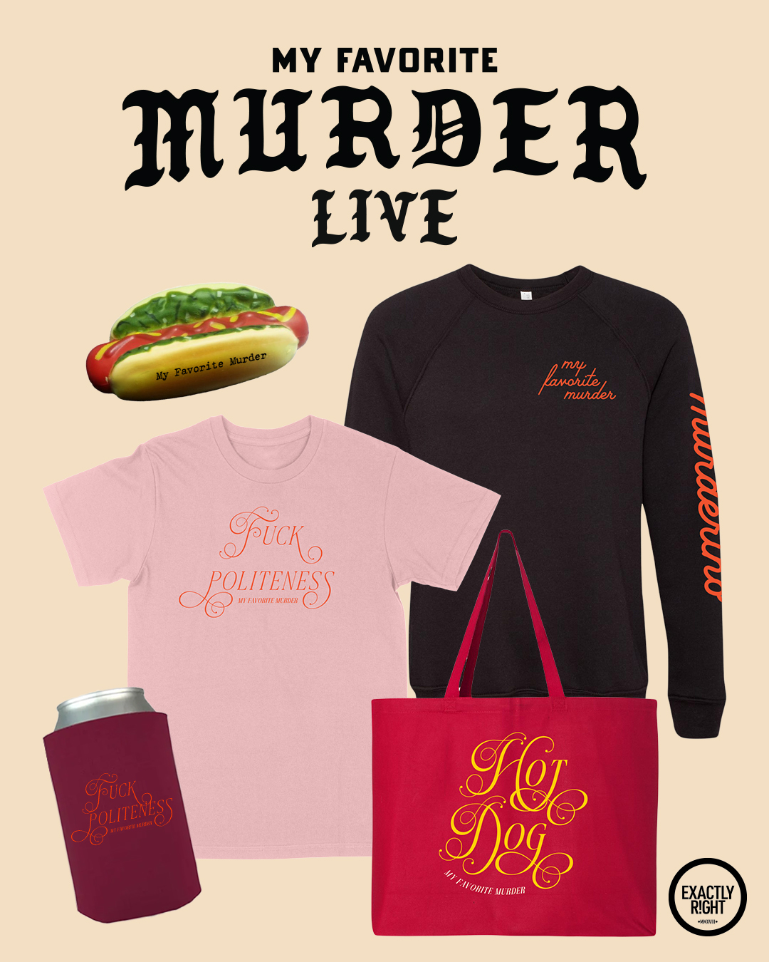 You asked for it, and it's finally here! Tour merch is officially