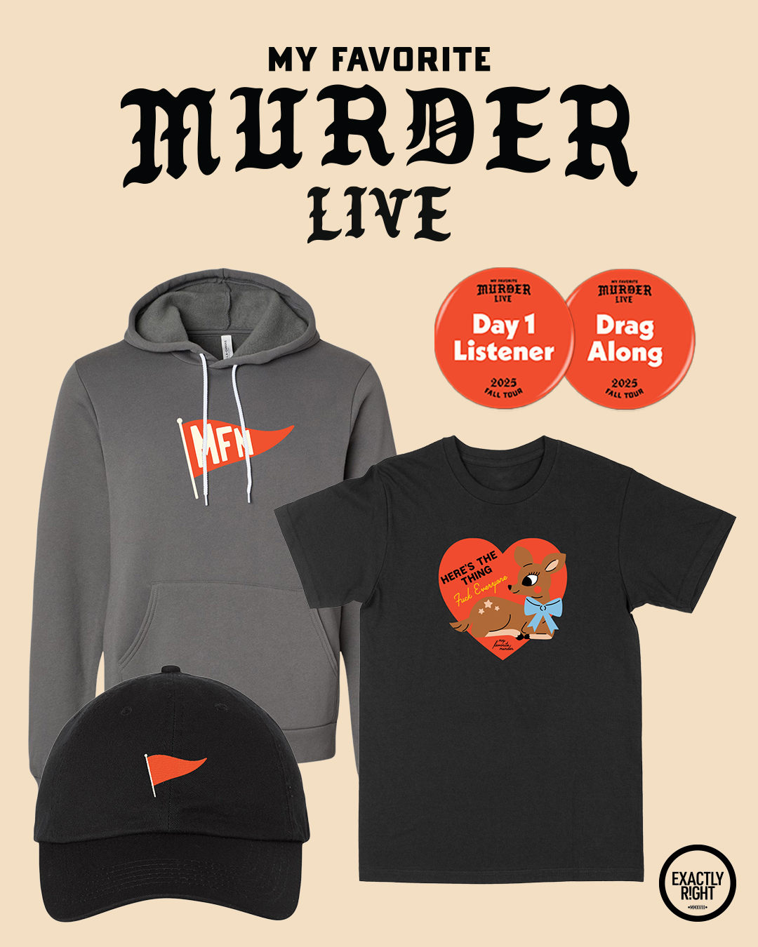 You asked for it, and it's finally here! Tour merch is officially