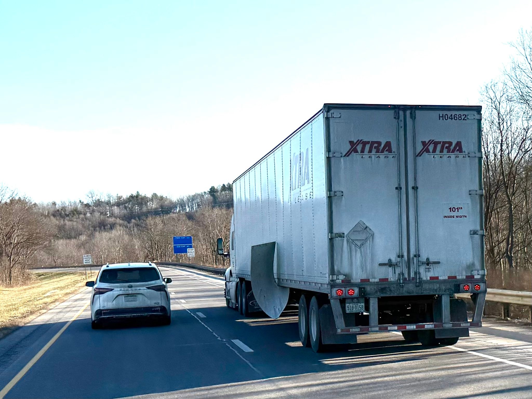Tones - This flog drove along for almost an hour, struggling up hills ...