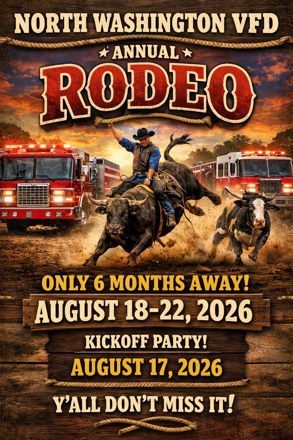 North Washington VFD Rodeo & Events | Petrolia PA