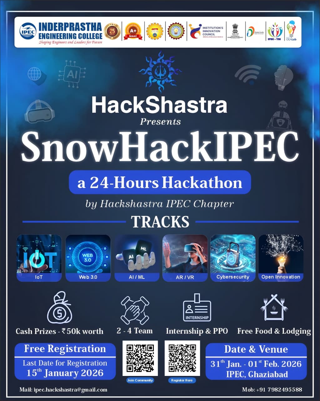 🚀 ️ Registrations Open... - Inderprastha Engineering College | Facebook