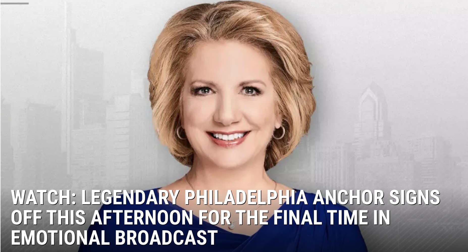 94.5 - Tracy's last broadcast is happening NOW. Watch it here: https ...