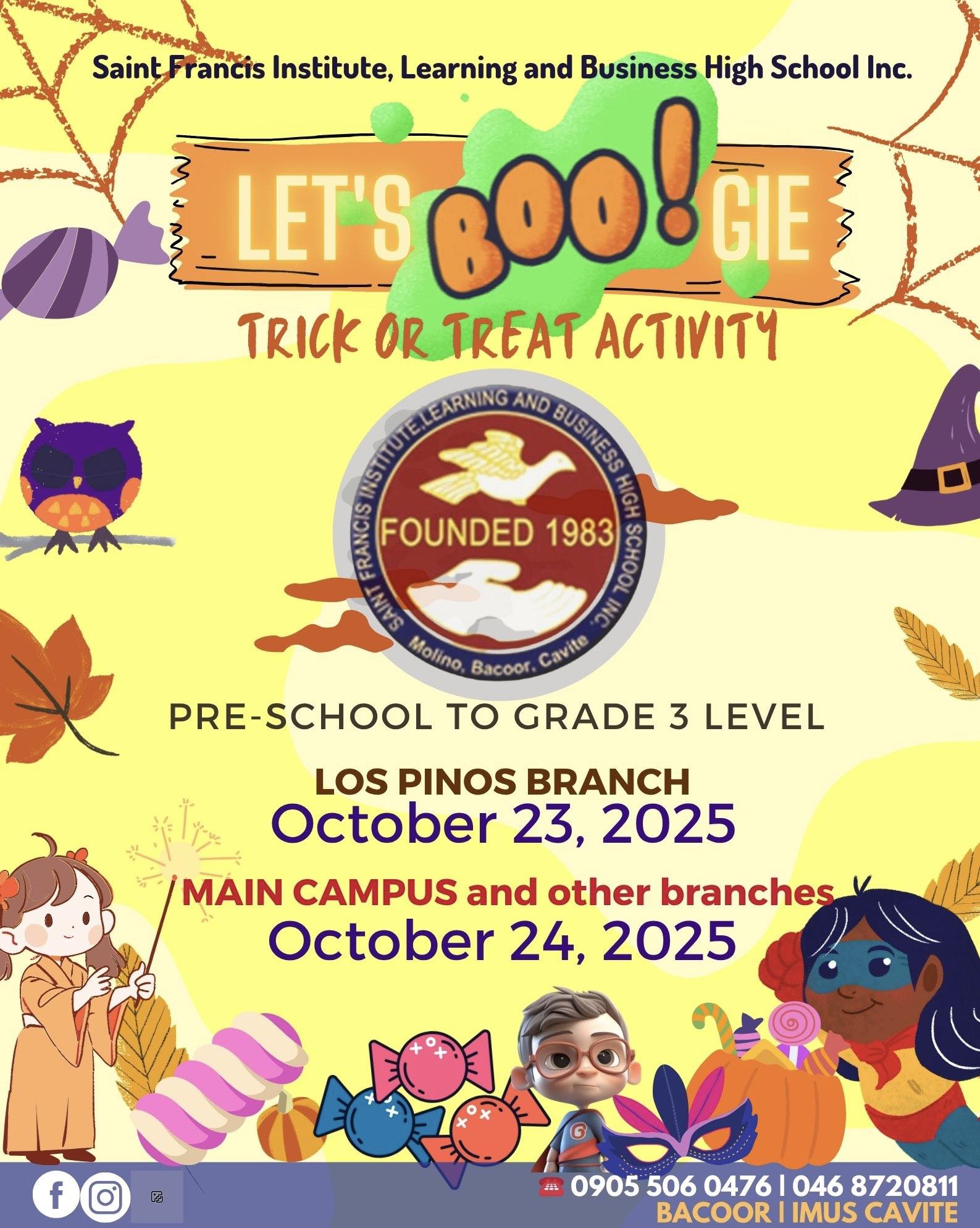 Saint - 🎃 Let’s BOOgie, Little Franciscans! 👻 Bring your pumpkin ...