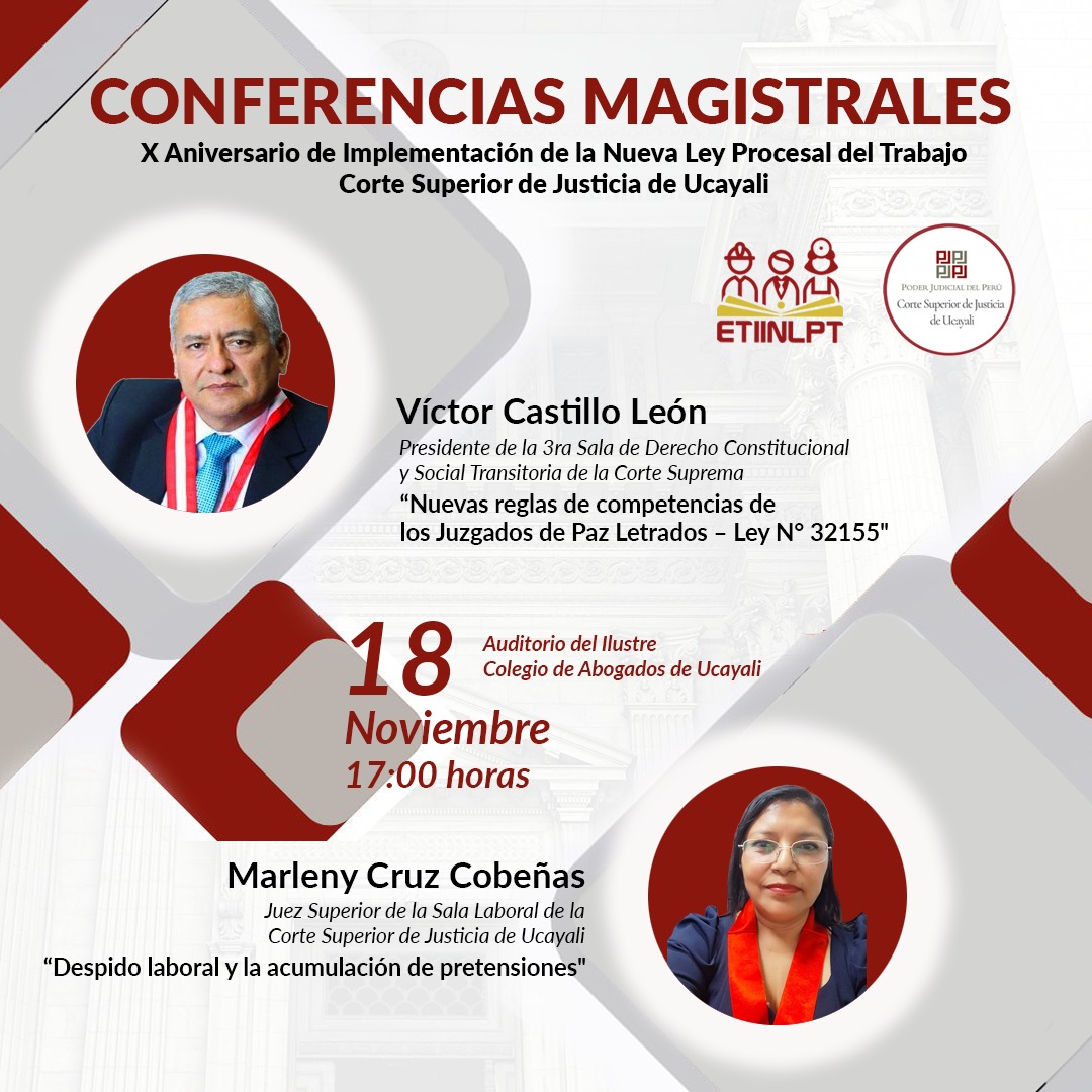 Corte - 🎓 Conferencias Magistrales por el X Aniversario de la Nueva Ley ...