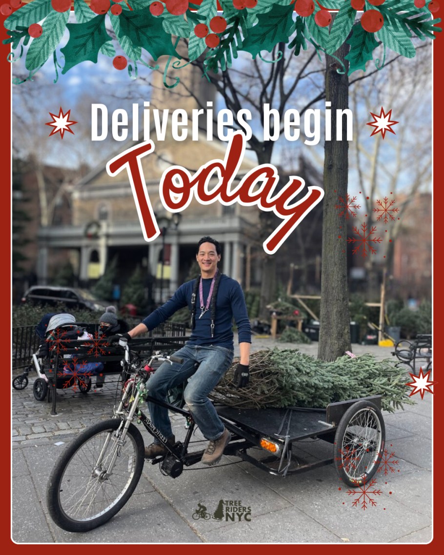 Tree - And just like that… we’re rolling! 🚲🌲 Tree Riders NYC is ...