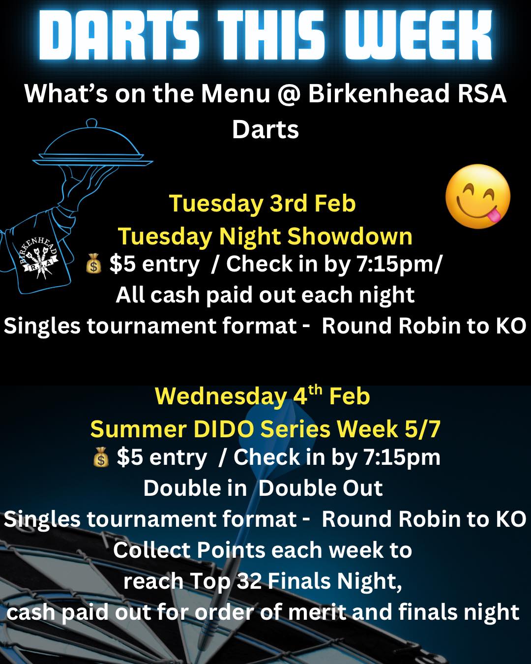 ‼ DARTS... - Birkenhead Returned Services Association Inc | Facebook