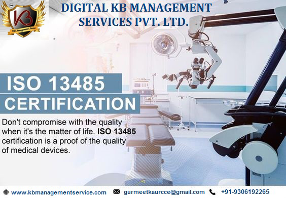 ‼️ ISO 13485:2016 CERTIFICATION ‼️... - KB Management Service | Facebook